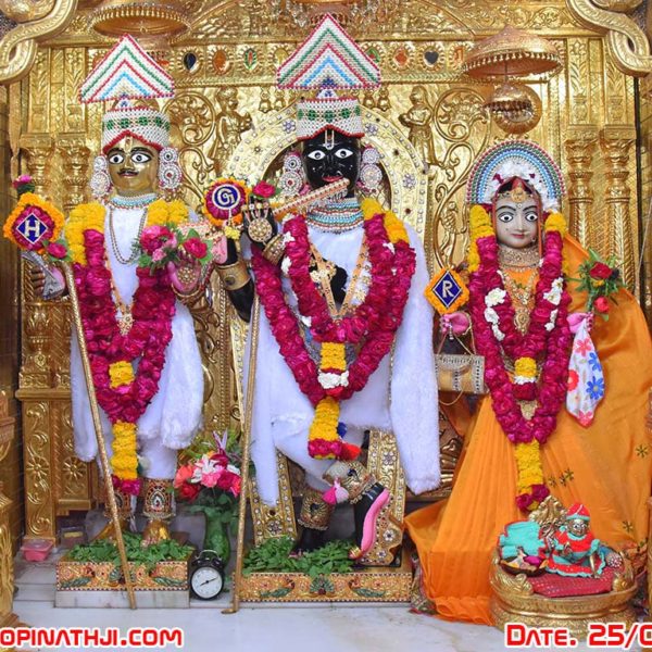Shree Gopinathji Maharaj Daily Darshan 25  January 2018