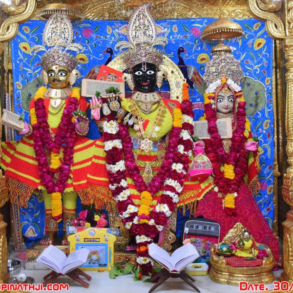 Shree Gopinathji Maharaj Daily Darshan 30 Desember 2017